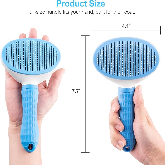 Pet grooming brush